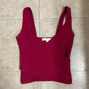Pink wrap top